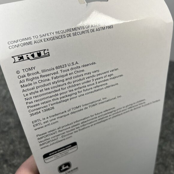 John Deere 4 Vehicle Gift Set Dump Truck Tractor Loader TOMY - Picture 9 of 11